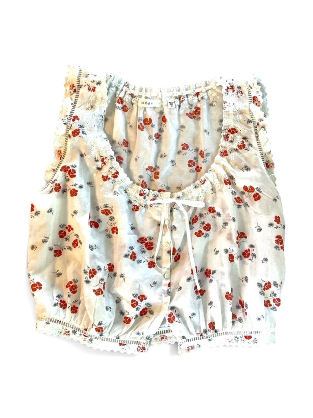 Doen Travler Top.  Size M Poppy Field
